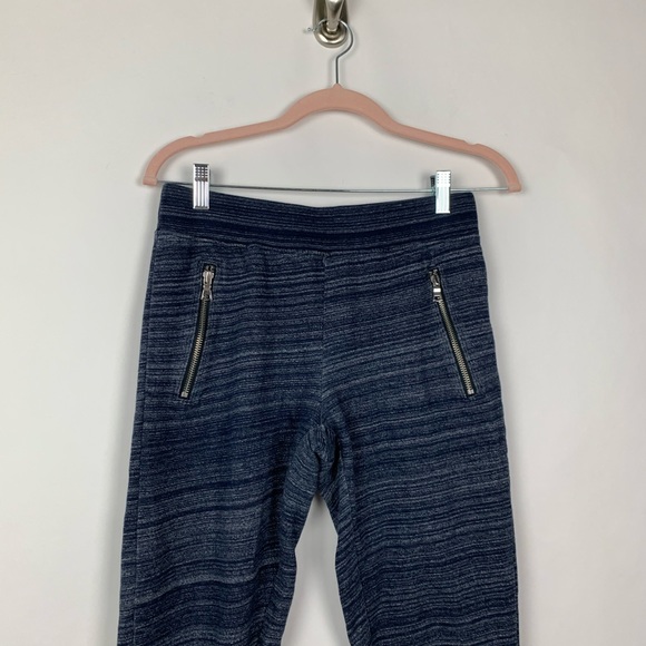 Gap Cotton Joggers Blue Space Dye S #4991 - Picture 2 of 7